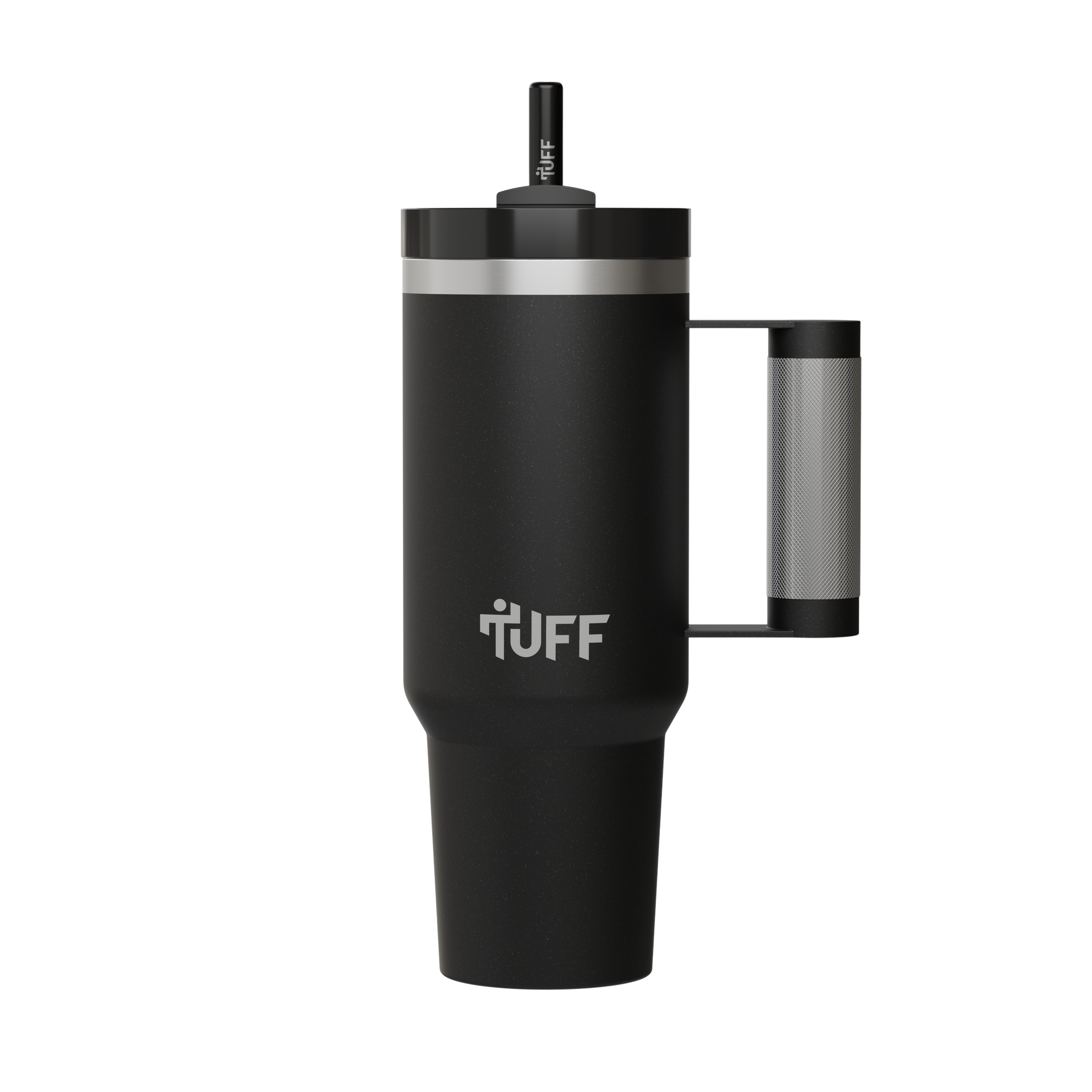 Tuff Tumbler - 40oz Stainless Barbell Handle Tumbler