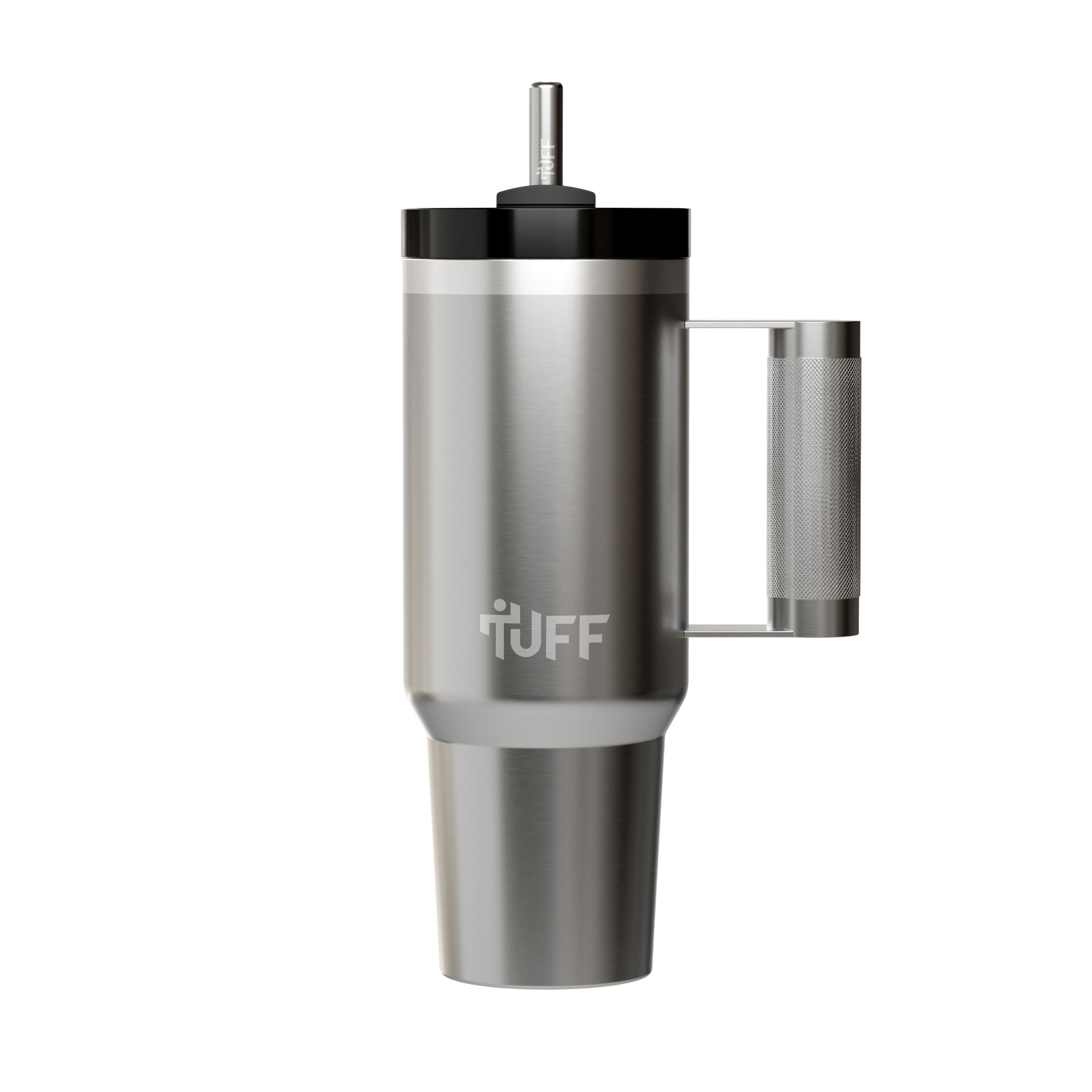 Tuff Tumbler - 40oz Stainless Barbell Handle Tumbler