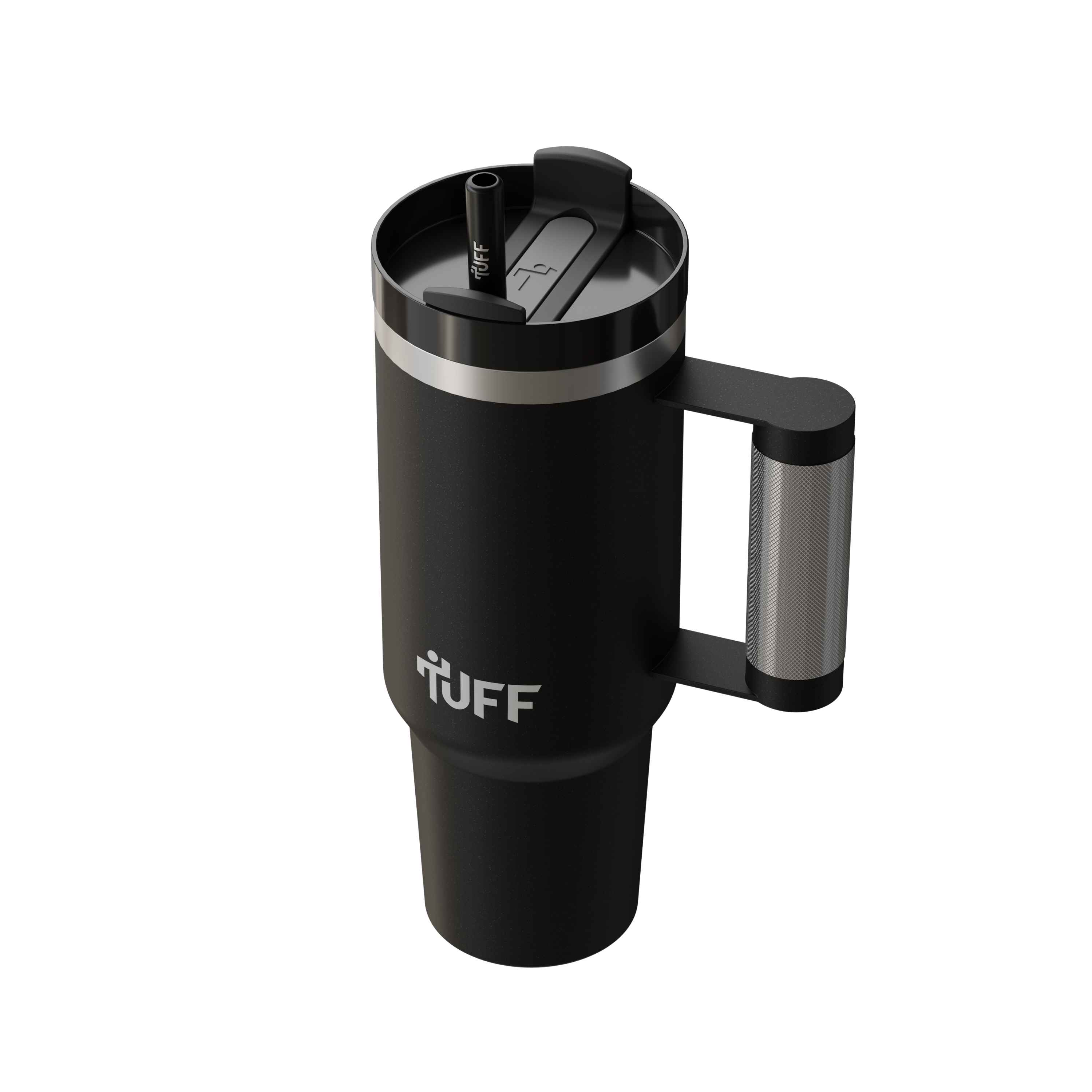 Tuff Tumbler - 40oz Stainless Barbell Handle Tumbler