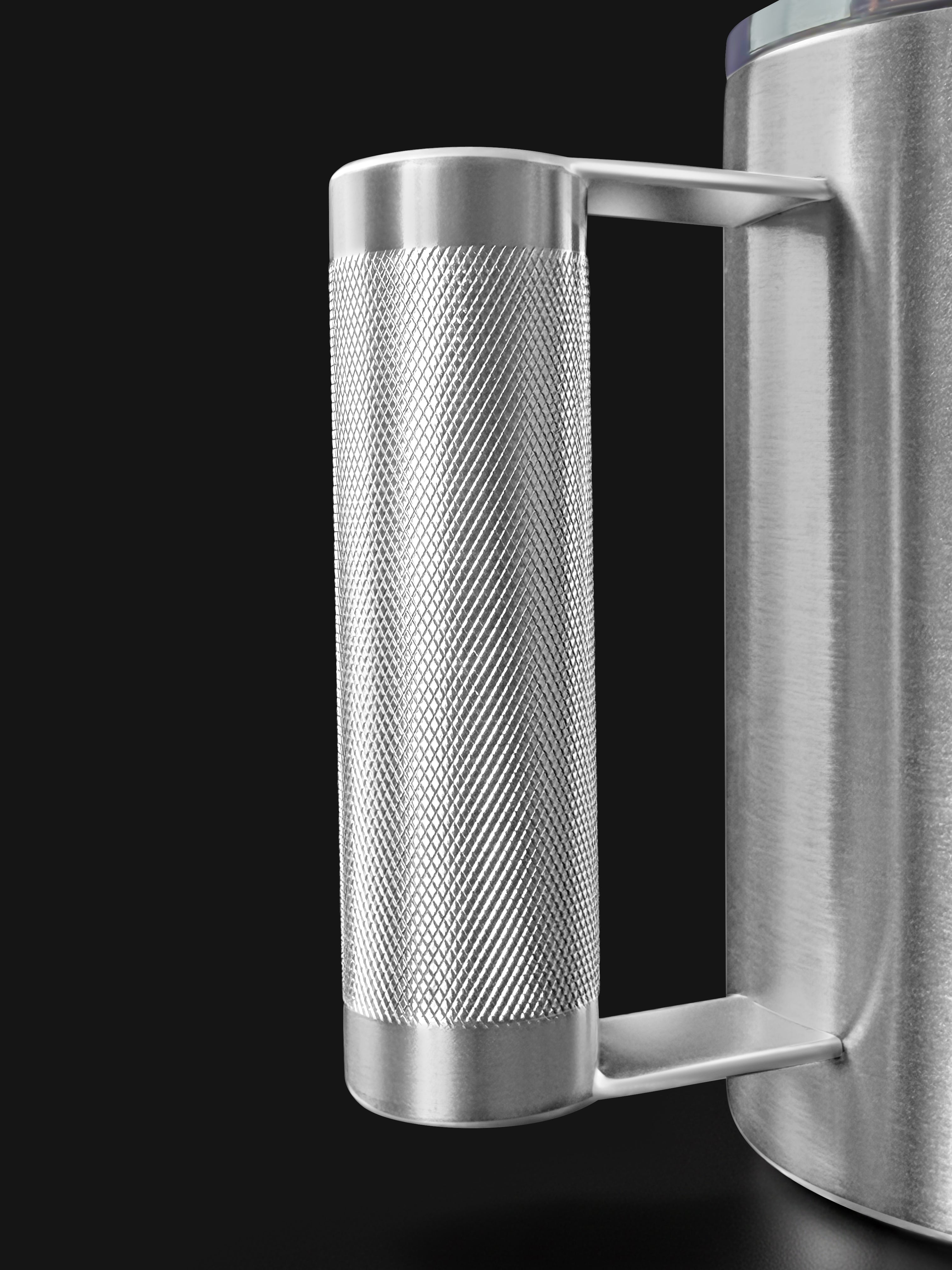 Tuff Mug - 16oz Vacuum Insulated with Barbell Handle