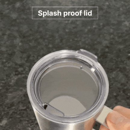 Tuff Mug - 16oz Vacuum Insulated with Barbell Handle